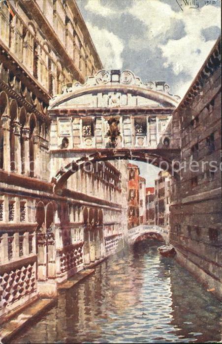 Venezia Venedig Kuenstler C. Willy