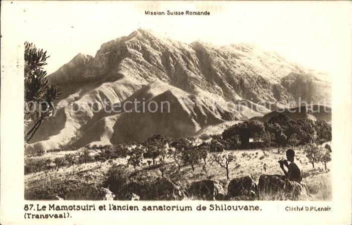 Transvaal Suedafrika Mission Suisse Romande