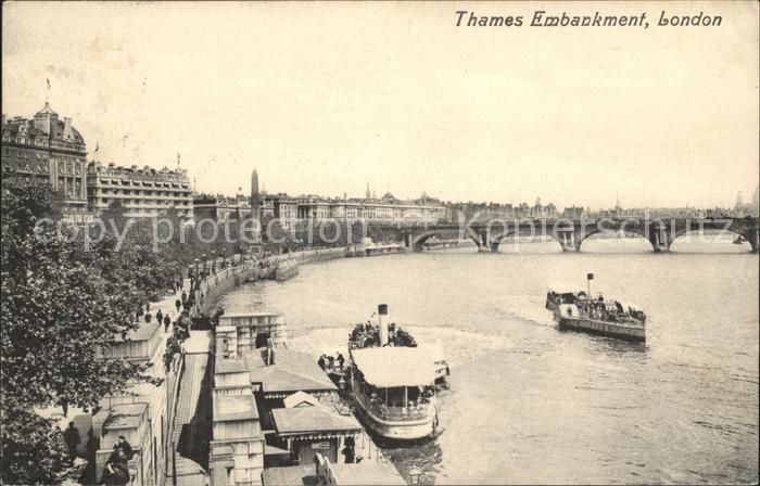 London Thames Embankmen
