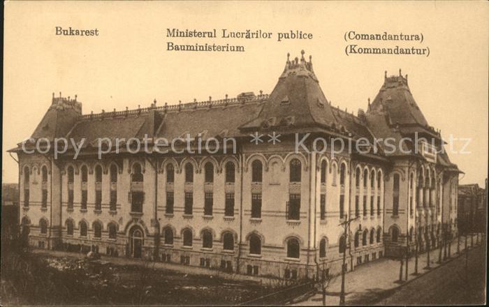 Bukarest Bauministerium Kommandantur