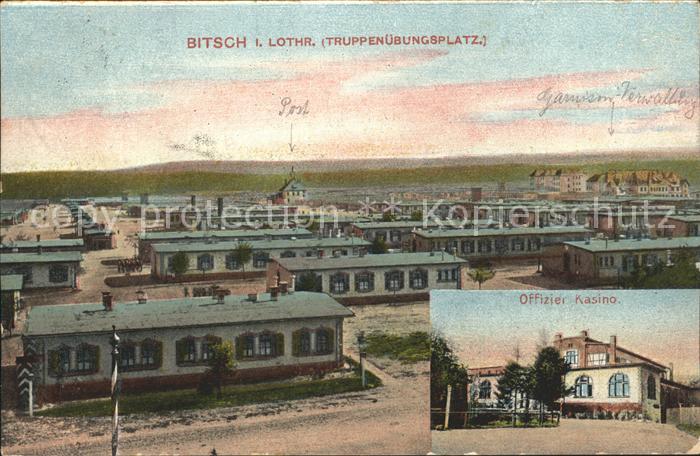 Bitsch Lothringen Truppenübungsplatz Offizier Kasino