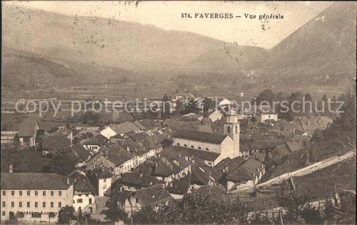 Faverges Vue generale