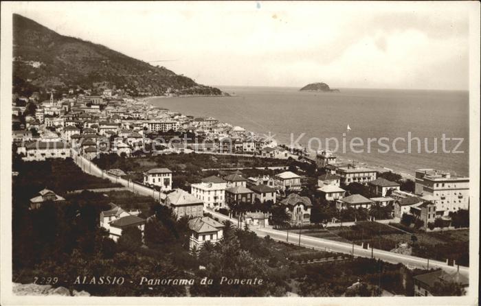 ALASSIO Savona Liguria IT Panorama da Ponente