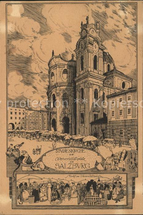 Salzburg Oesterreich Aus der Seidi Mappe