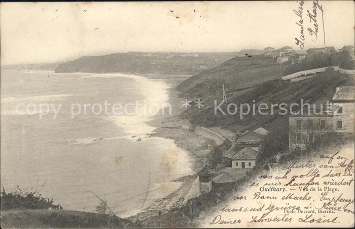 Guethary Vue de la Plage