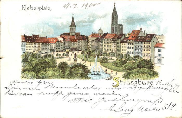 Strassburg Elsass Kleberplatz