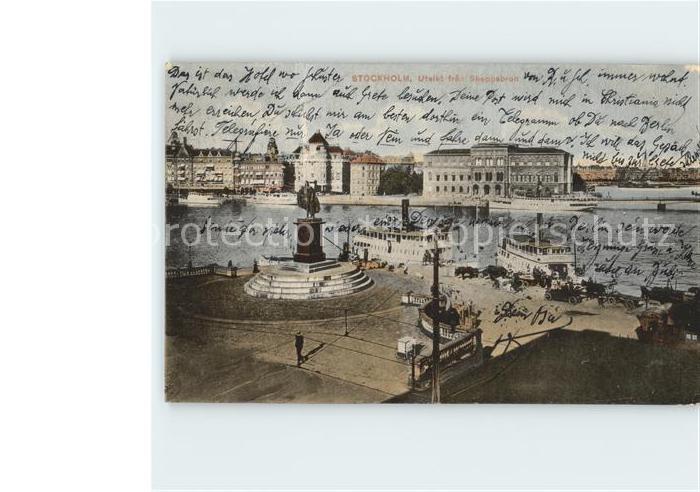 Stockholm Utsikt fran Skeppsbron