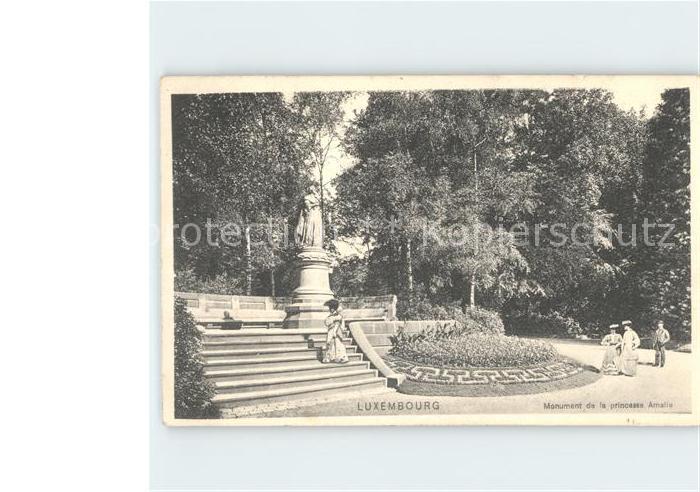 LUXEMBOURG Luxemburg Monument de la princesse Amalie