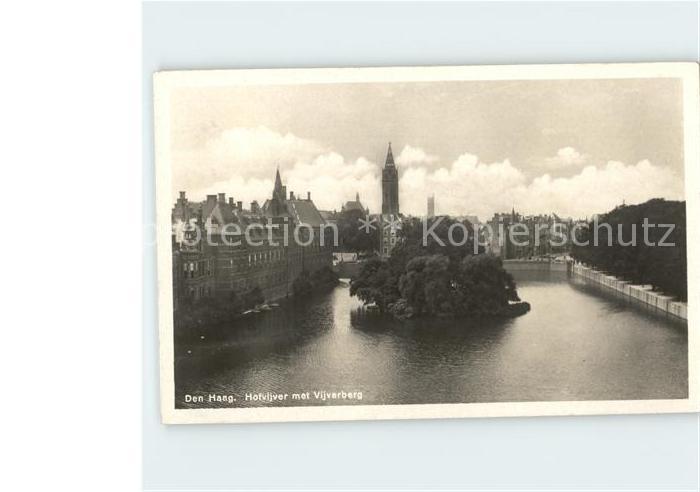 Den Haag Hofvijver mit Vijverberg