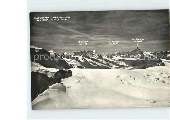 Macugnaga Vista panoramica dalla Cima Jazzi