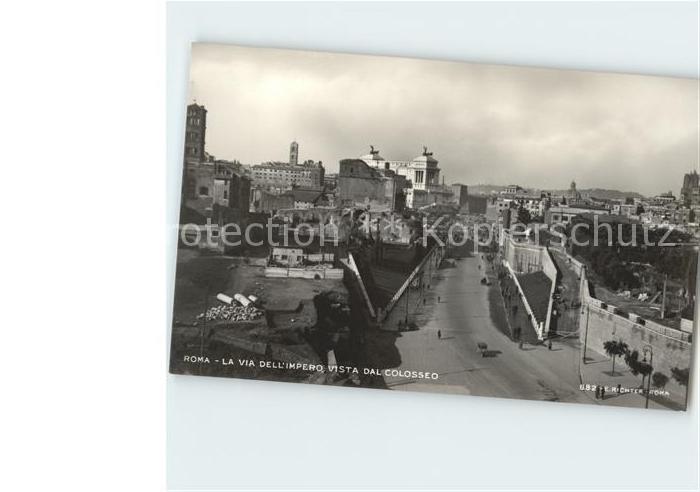 Rom Roma La Via dell Impero Vista dal Colosseo