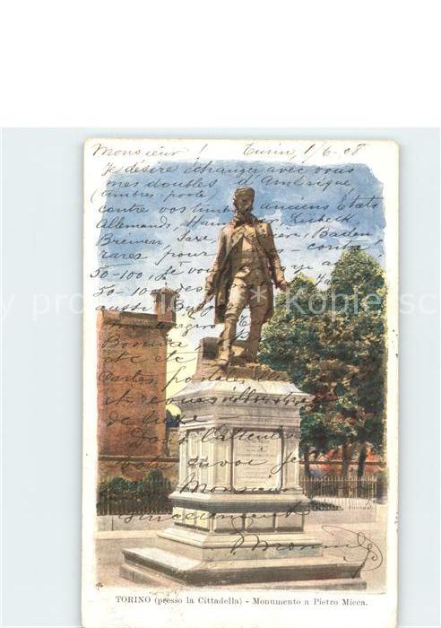 Torino Monumento a Pietro Micca