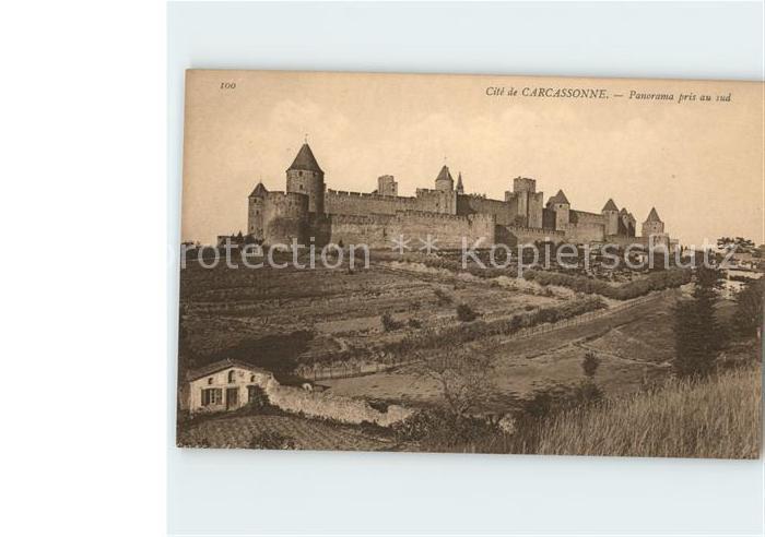 Carcassonne Panorama pris au sud
