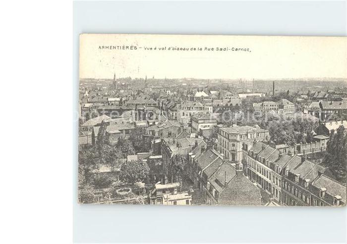Armentieres Vue a val d_oiseau de la Rue Sadi Carno