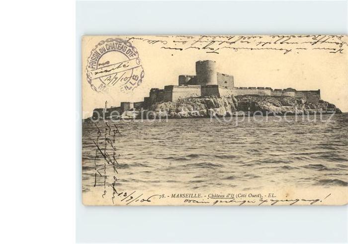 Marseille Bouches-du-Rhone Chateau d_If Cote Ouest
