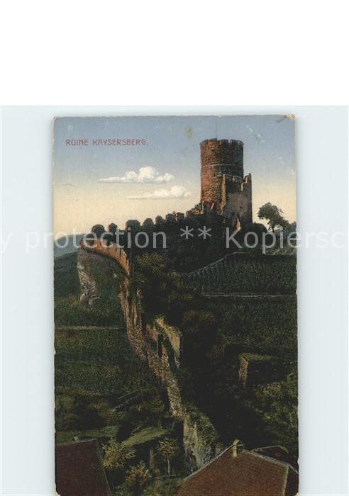 Kaysersberg Haut Rhin Ruine Kaysersberg