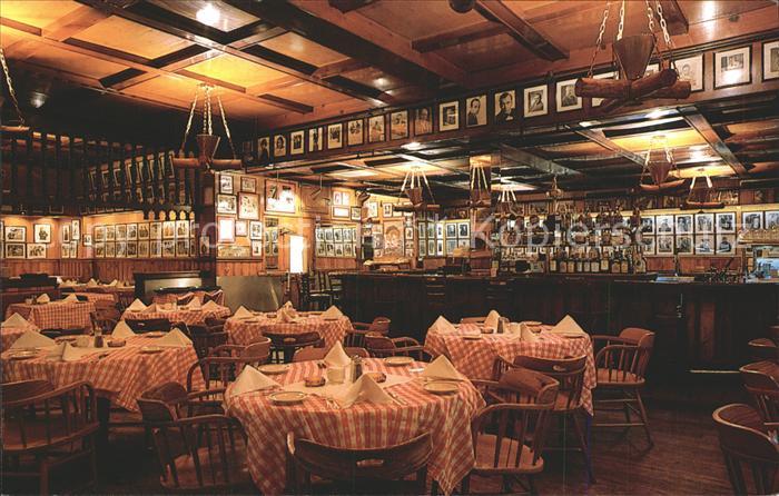 New York City Callghers Steak House West 52nd Street inside