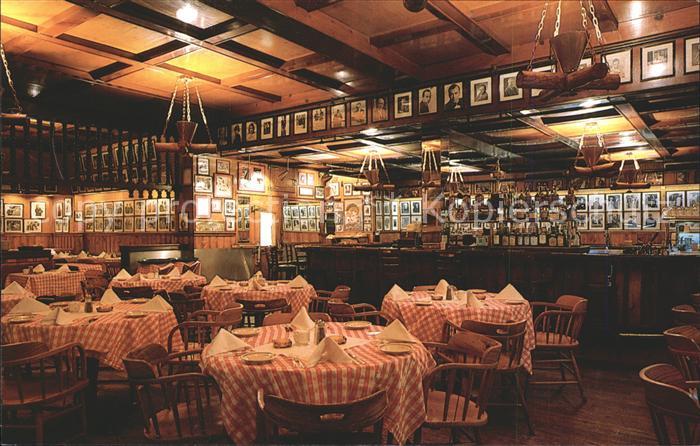 New York City Callghers Steak House West 52nd Street inside