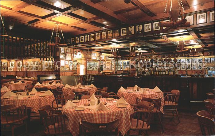 New York City Callghers Steak House West 52nd Street inside