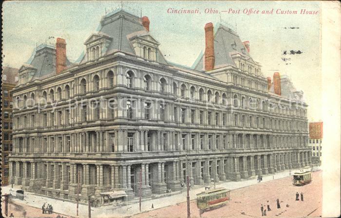 Cincinnati Ohio Post Office and Custom House Strassenbahnen