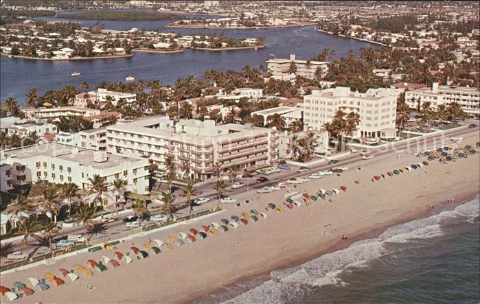 Fort Lauderdale Fliegeraufnahme Beach Hotels