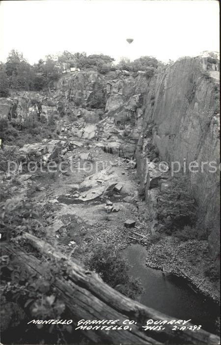 Montello Wisconsin Granit Co. Quarry Steinbruch