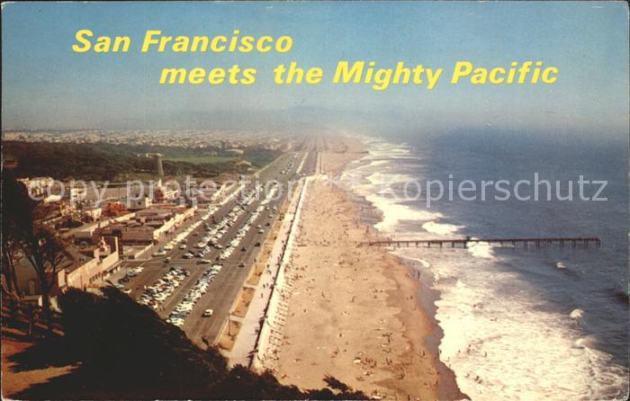 San Francisco California Fliegeraufnahme Strand Pacific