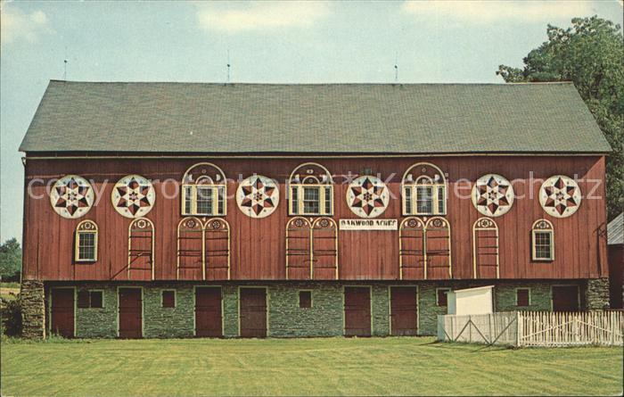 Witmer Hex Decorated Barn Dutch Contry