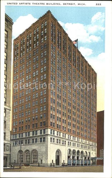 Detroit Michigan United Artists Theater Building