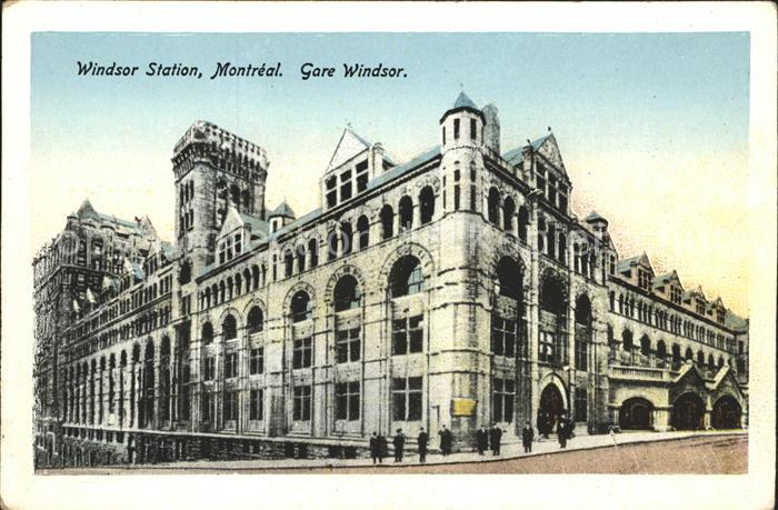 Montreal Quebec Windsor Station Gare Windsor