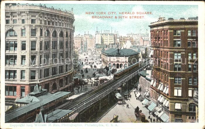 New York City Herald Square Broadway and 36th. Street