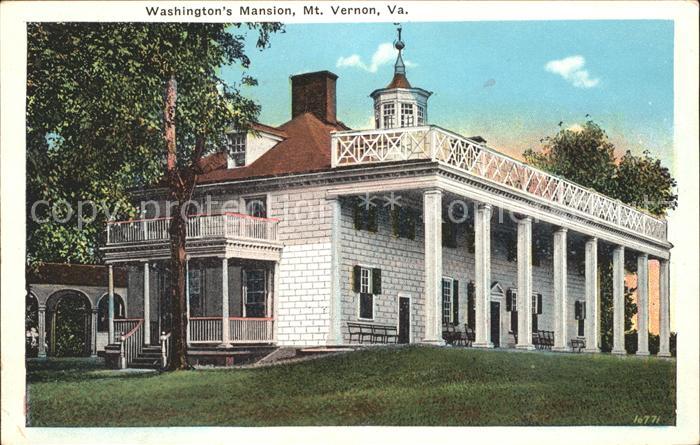 Mount Vernon Virginia Washingtons Mansion