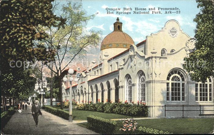 Quapaw Bath House and Promenade Hot Springs National-Park