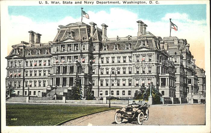 Washington DC U.S. War State and Navy Department