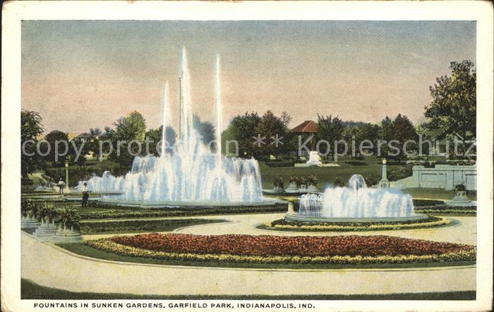 Indianapolis Fountains in Sunken Gardens Garfield Park
