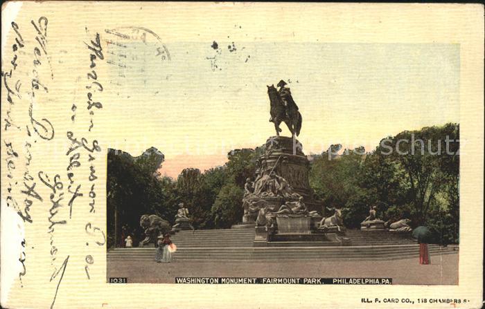 Philadelphia Pennsylvania Washington Monument Fairmount Park