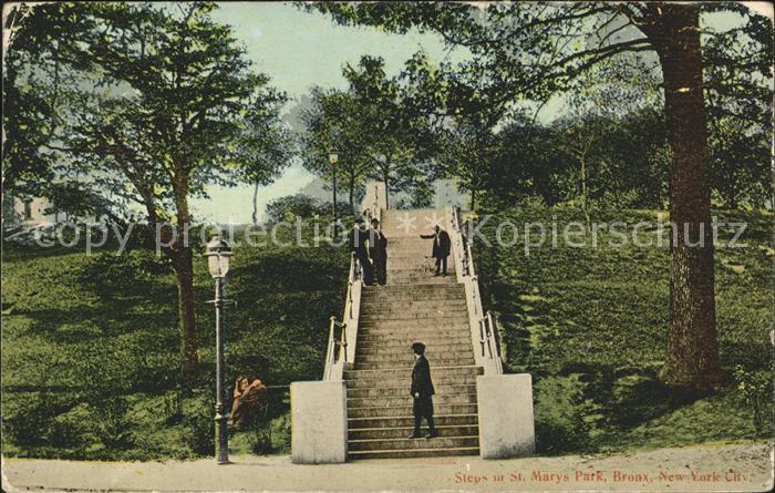 New York City Steps St. Mary Park Bronx