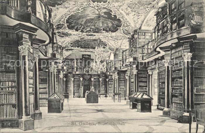 Bibliothek Library St. Gallen Stiftsbibliothek