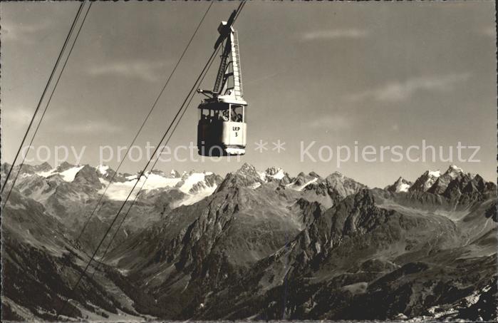 Seilbahn Klosters Gotschnagrat Parsenn Silvretta