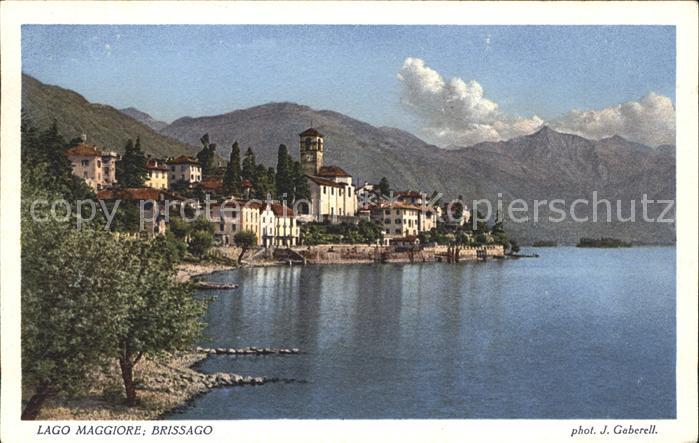 Foto Gaberell J. Nr. 7232 Lago Maggiore Brissago