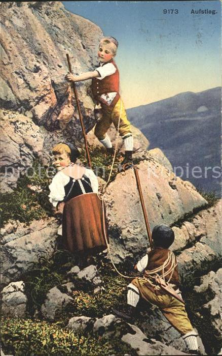 Bergsteigen Klettern Kinder