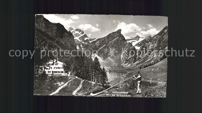 Alphorn Alphornbläser Seealpsee Altmann Rossmad