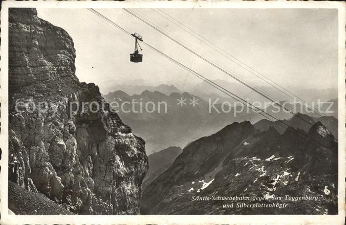 Seilbahn Säntis Toggenburg Silberplattenköpfe