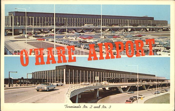 Flughafen Airport Aeroporto O'Hare Terminals No. 2 and No. 3