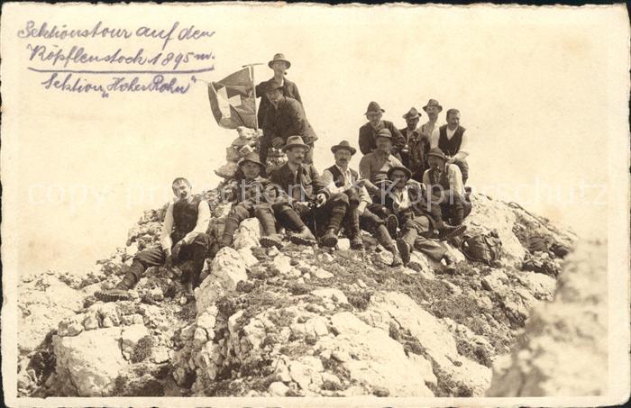 Wandern Köpflenstock Sektion Hoher Rohn
