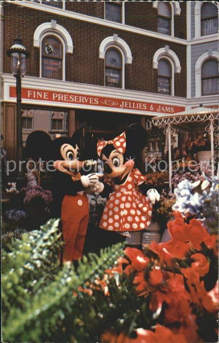Disneyland California The Flower of his Eye Mickey Mouse Minnie