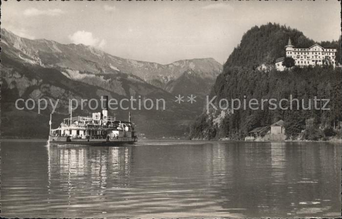 Dampfer Binnenschifffahrt Park-Hotel Giessbach