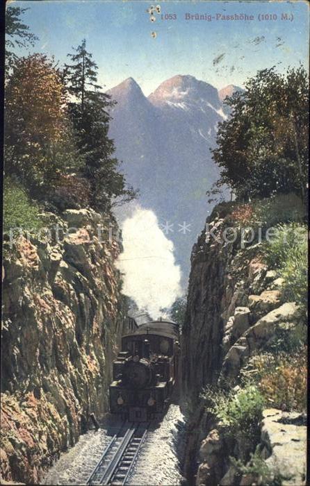 Lokomotive Brünig-Passhöhe