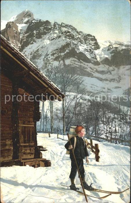 Skifahren Junger Senn Ski