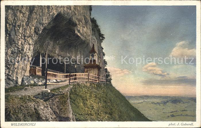 Foto Gaberell J. Nr. 4422 Wildkirchli